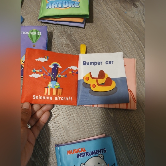 12 Count My First Soft Books. Baby Cloth Activity Crinkle Soft Books. Infants - Picture 3 of 7